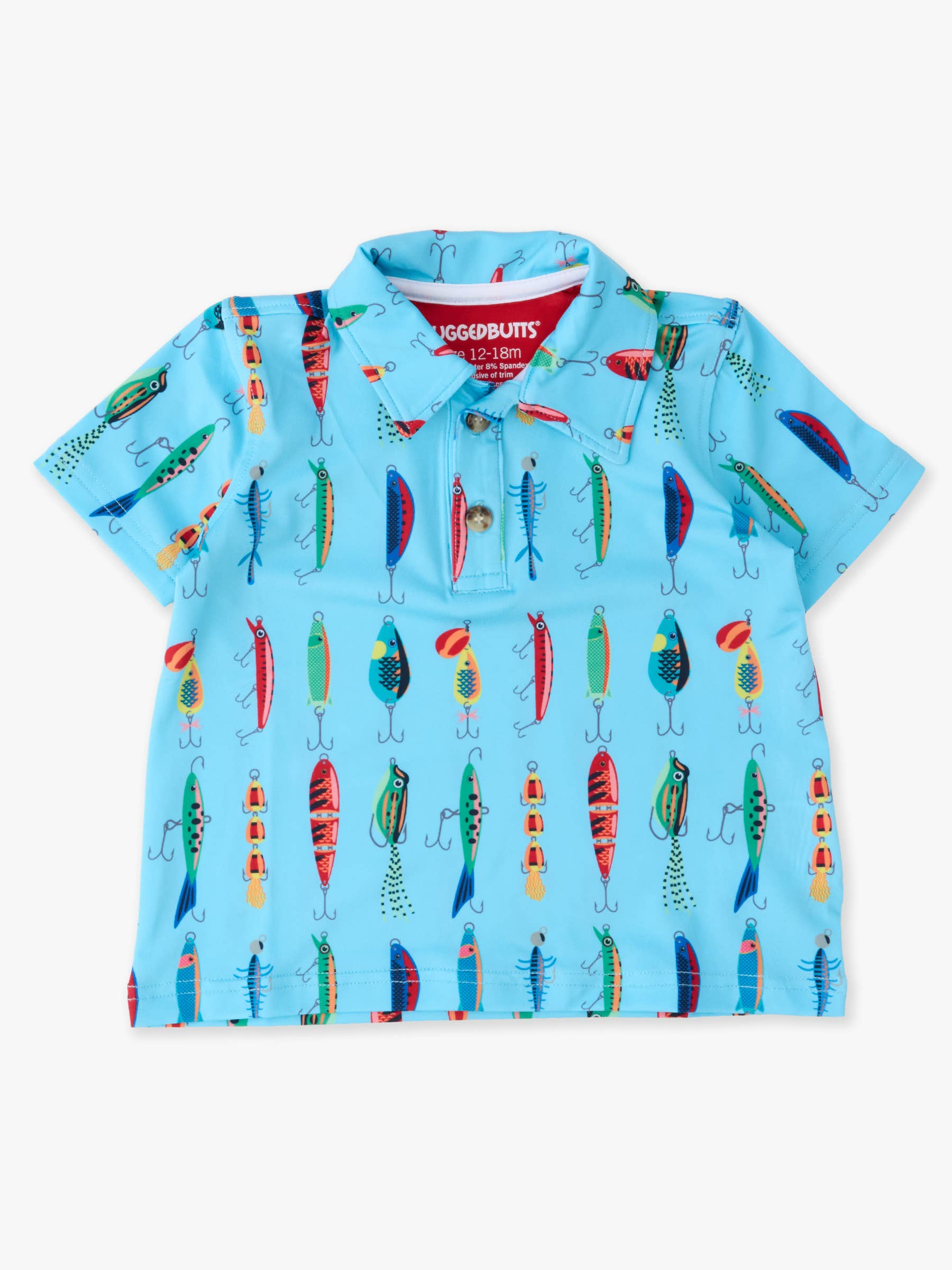 Boys Gone Fishin Knit Short Sleeve Performance Polo