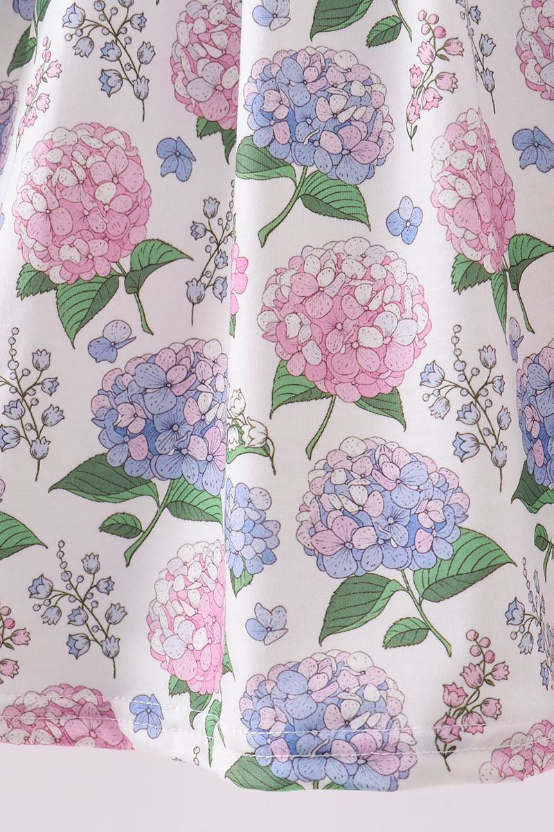 Purple Hydrangea Dress