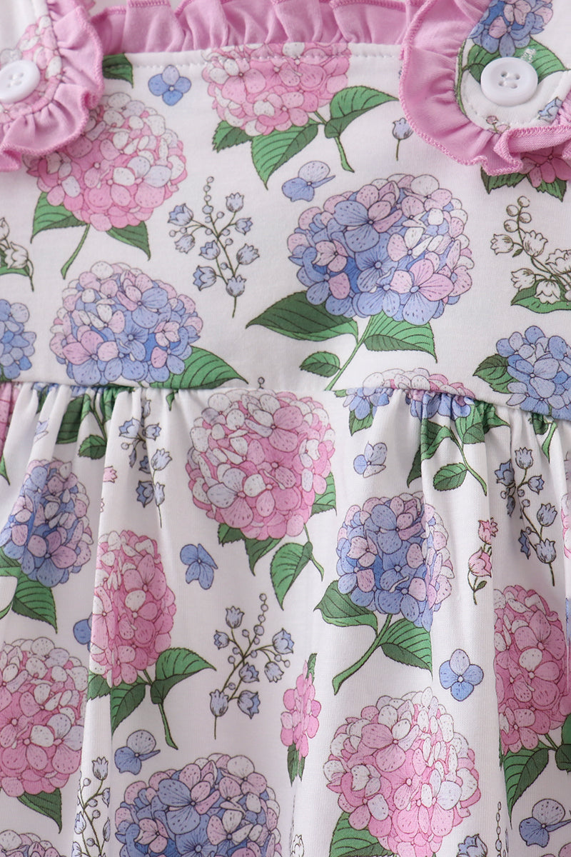 Purple Hydrangea Dress