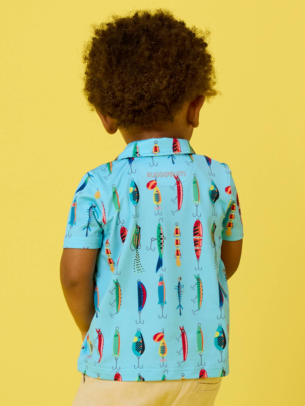 Boys Gone Fishin Knit Short Sleeve Performance Polo
