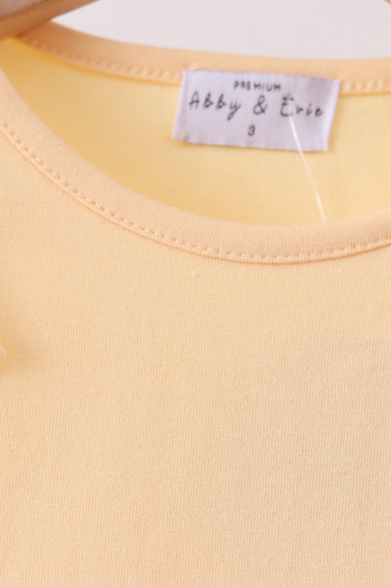 Buttercup Scalloped Bow Dress