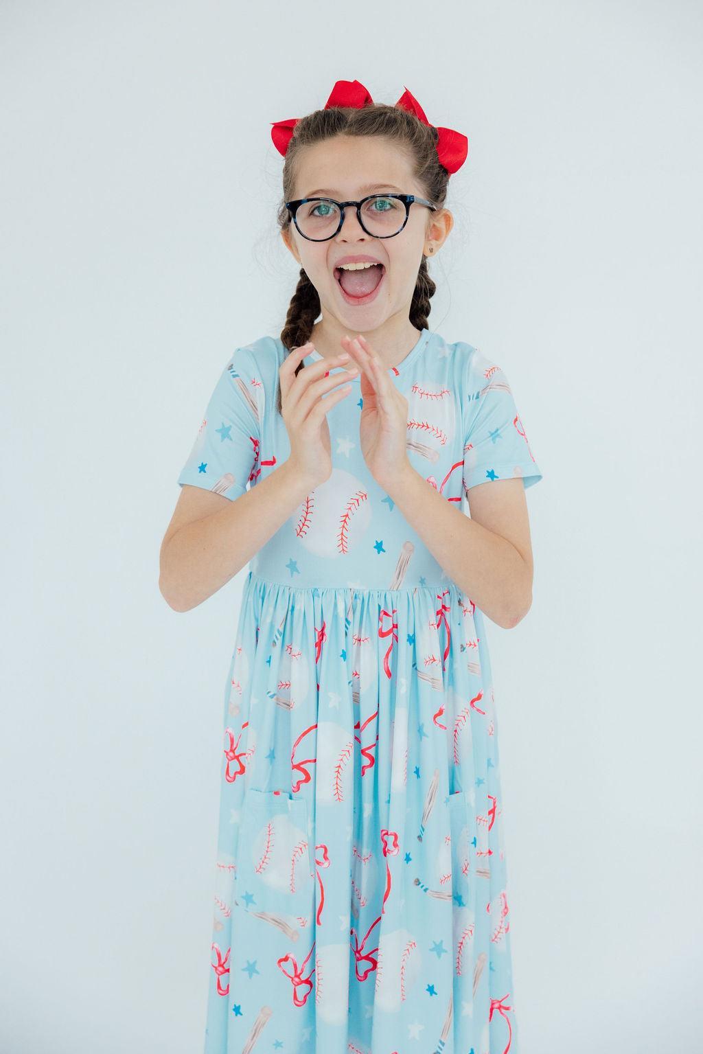 SALE Grand Slam Glam S/S Pocket Twirl Dress