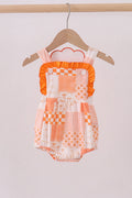 Orange Tennessee applique patchwork bubble