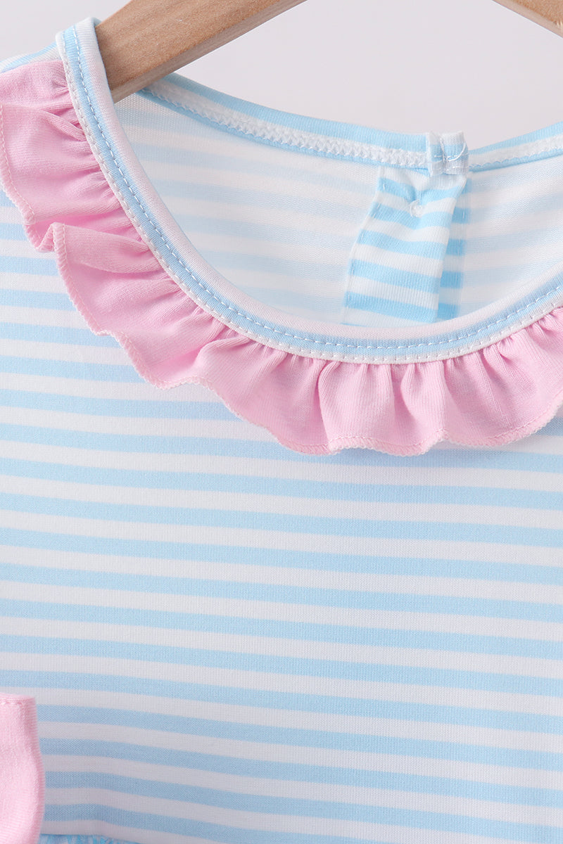 Blue Ice Cream Applique Set