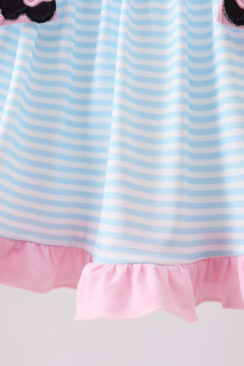 Blue Ice Cream Applique Set