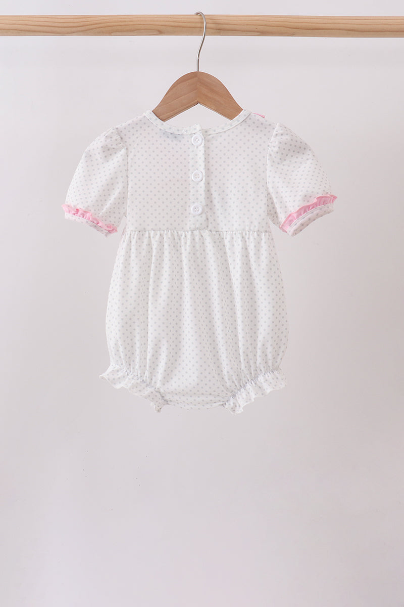 Pink Bow Ruffle Bubble
