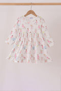Pink all day adventure ruffle dress