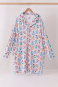 Blue princess bamboo mom gown