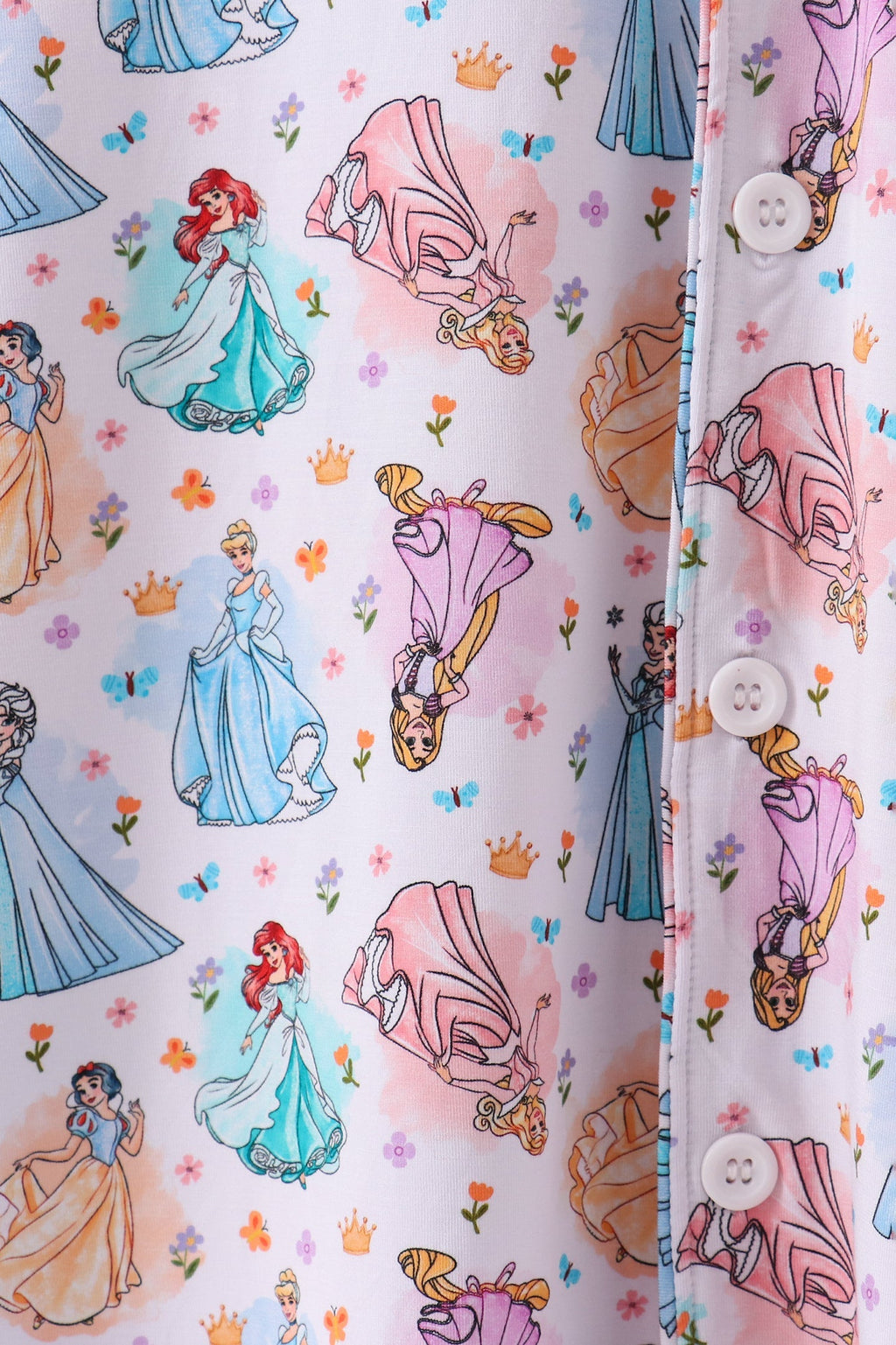 Blue princess bamboo mom gown