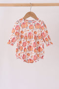 Orange Pumpkin Print Bubble