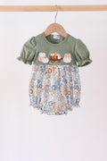 Green pumpkin french knot bubble