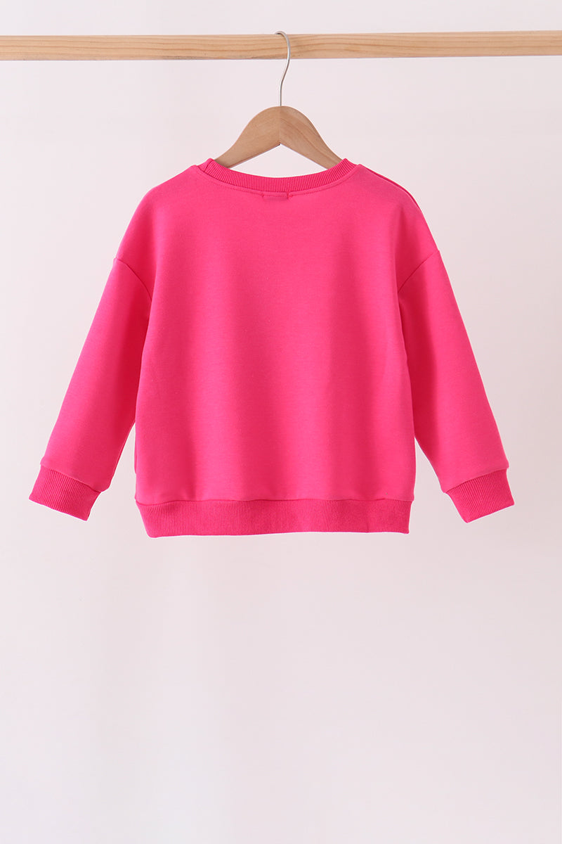 Pink Gingerbread Sequin Top