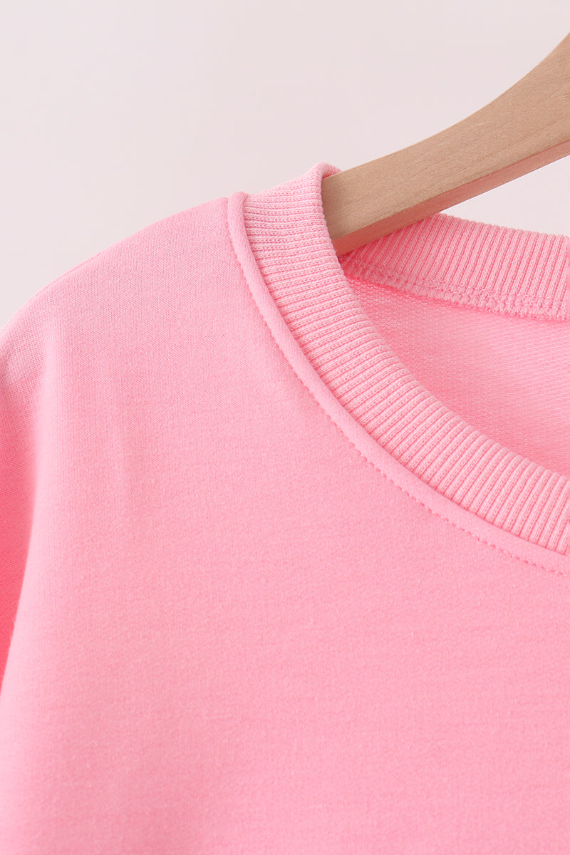 Pink Santa Baby French Knot Mom&me Top