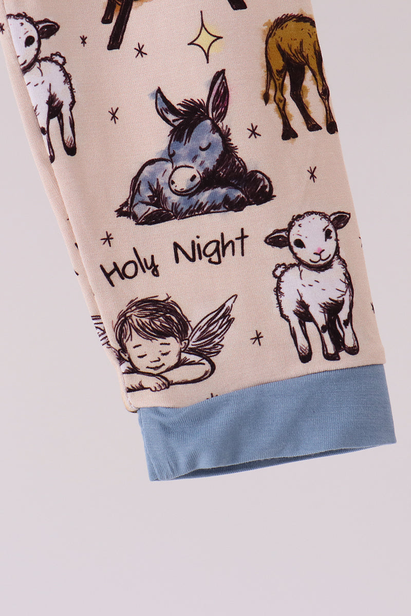 Oh Holy Night Bamboo Pajama Set
