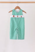 Green gingerbread embroidery gingham jonjon