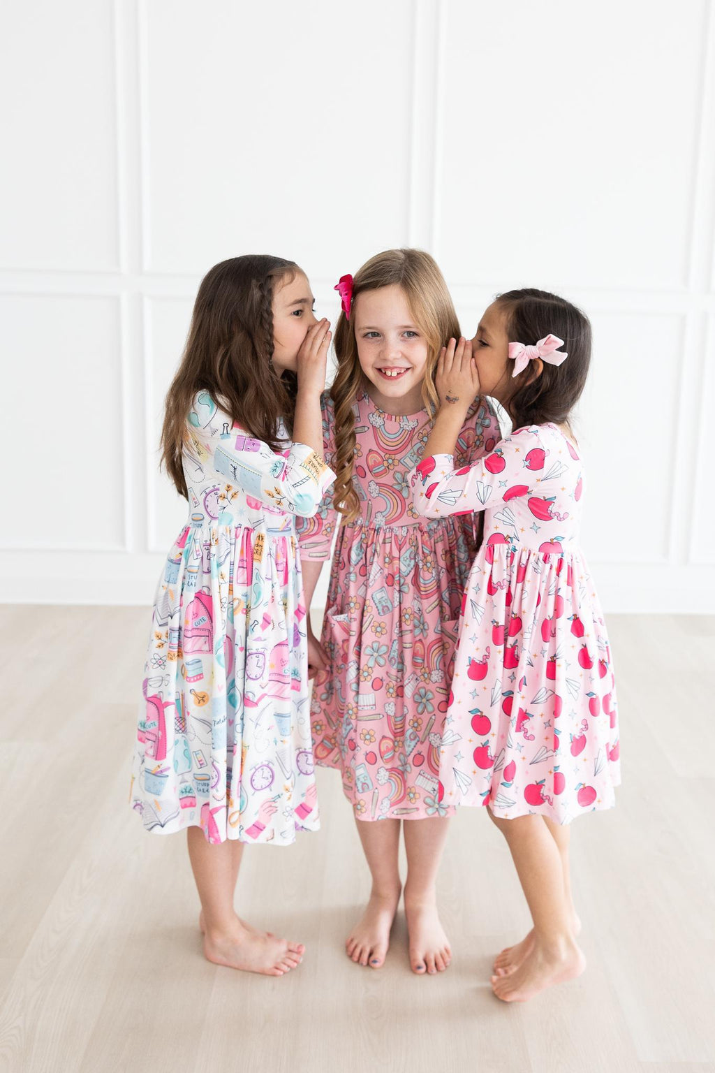SALE School is Cool 3/4 Sleeve Pocket Twirl Dress