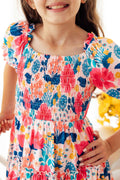 SALE Sunshine Garden Smocked Ruffle Dress